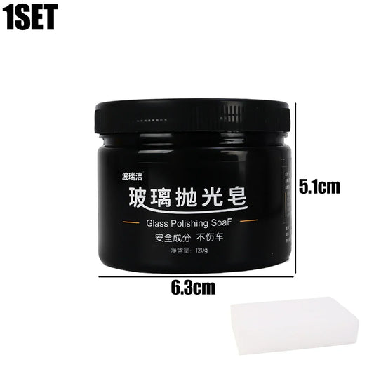 120g Glass Polish Cerium Oxide Paste – Car Window & Mirror Polishing Tool