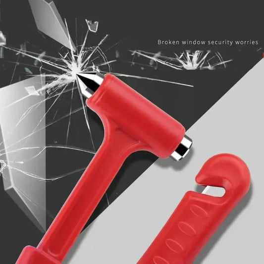 Car Safety Hammer – Window Glass Breaker & Belt Cutter Emergency Escape Tool