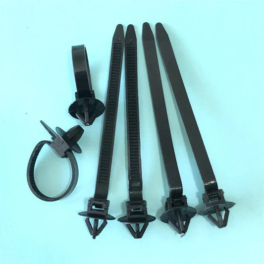 10/20/40Pcs Car Nylon Tie Wrap Cable Fasteners – Black Zip Straps 92mm x 5mm