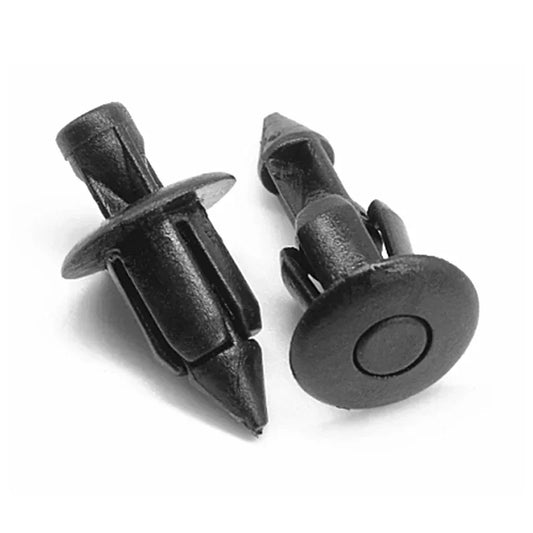 10/20/30PCS 6mm Black Rivet Fairing Body Trim Panel Fastener Screw Clips – For Honda, Suzuki & Kawasaki Motorcycles