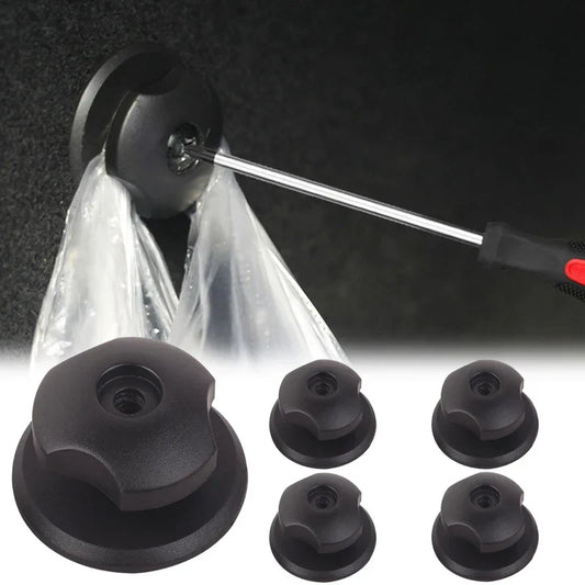2/4Pcs Car Rear Trunk Storage Net Clip Hooks – Tie Down Rings & Fasteners
