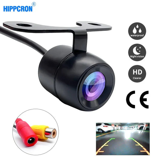 Car Reverse Camera – HD Night Vision Wide Angle Waterproof CCD with LED Lights