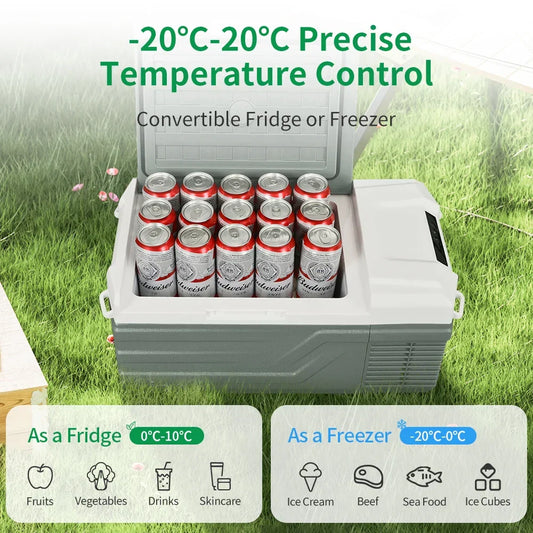 Alpicool NL15 15L Portable Car Refrigerator – 12V Mini Fridge Freezer for Truck & Camping