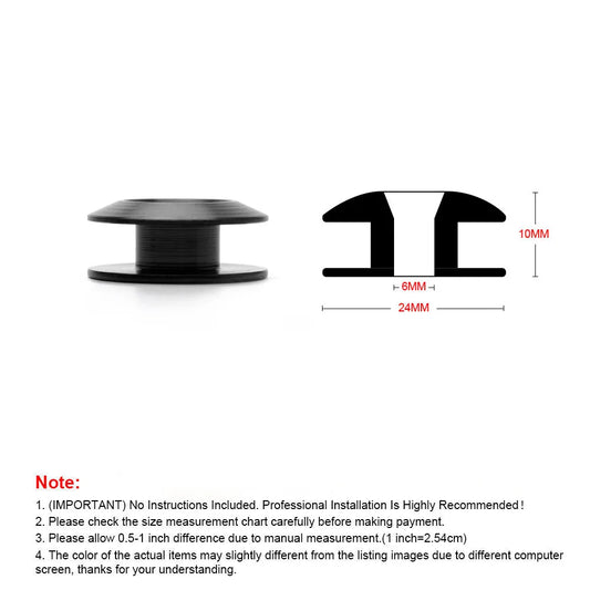 Aluminum JDM Quick Release Fasteners – Bumper Kit for Car Trunk, Fender & Hatch Lids