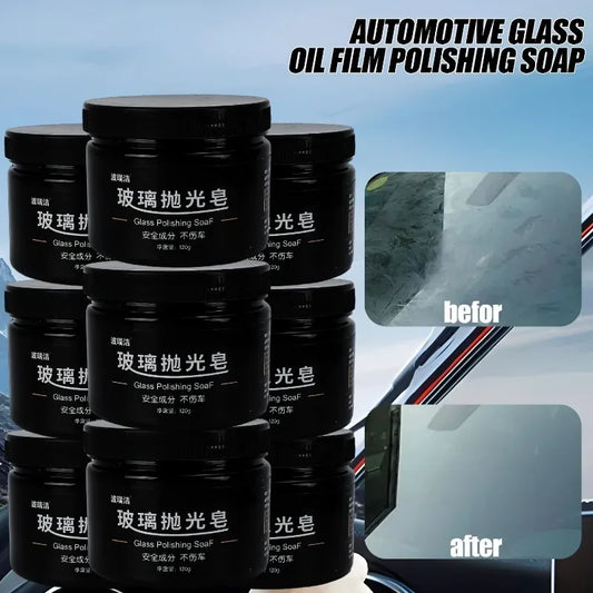 120g Glass Polish Cerium Oxide Paste – Car Window & Mirror Polishing Tool