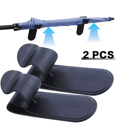 1/2pcs New Car Umbrella Holders – Trunk Storage Organizer Hook & Mounting Bracket