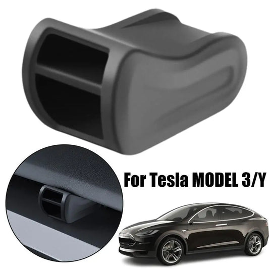 Air Outlet Aromatherapy Clip – Black Plastic Air Freshener Adapter for Tesla Model 3 & Model Y